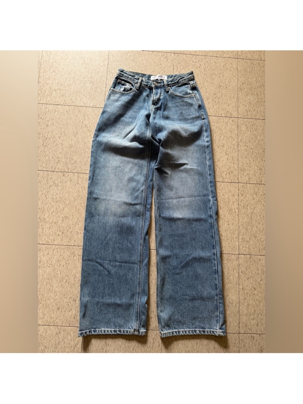 Classic Straight-Leg Blue Jeans
